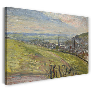Leinwandbild Camille Pissarro - Umgebung von Rouen