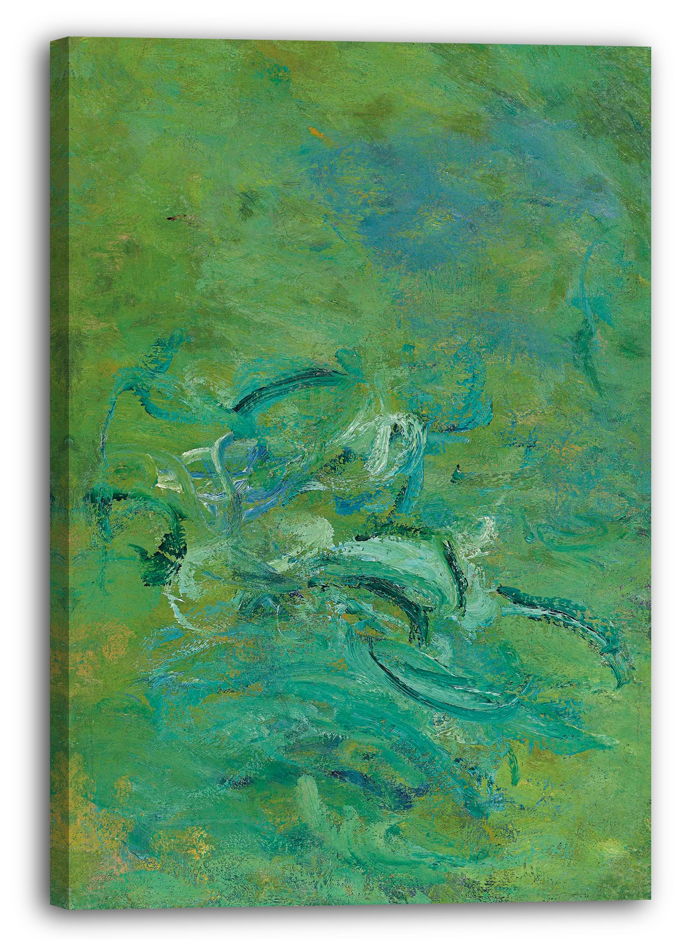 Leinwandbild Claude Monet - Nymphéas (Fragment)