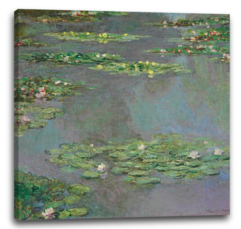 Leinwandbild Claude Monet - Seerosen