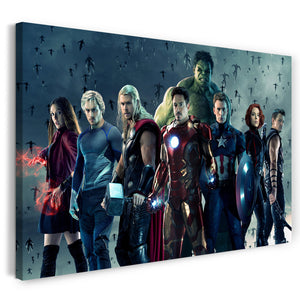 Leinwandbild Avengers Age of Ultron alle zusammen Iron Man Captain America Hulk Thor
