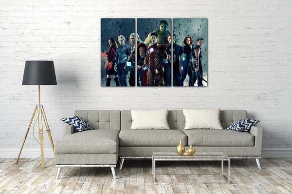 Leinwandbild Avengers Age of Ultron alle zusammen Iron Man Captain America Hulk Thor