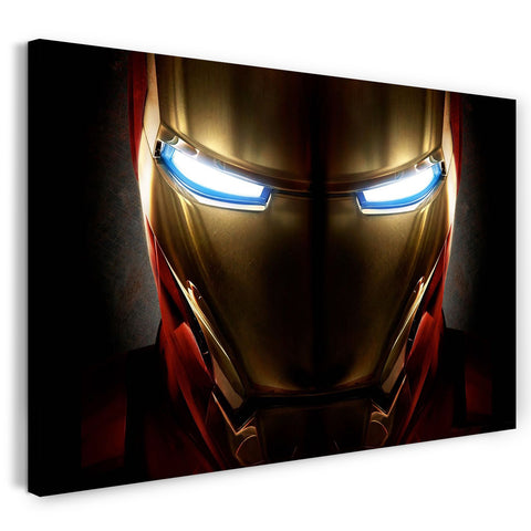 Leinwandbild Iron Man Gesicht Nahaufnahme