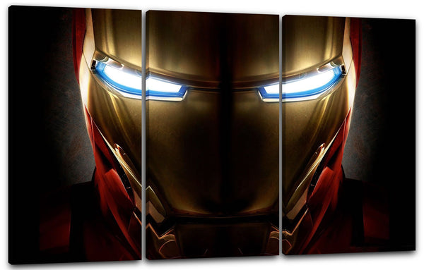Leinwandbild Iron Man Gesicht Nahaufnahme