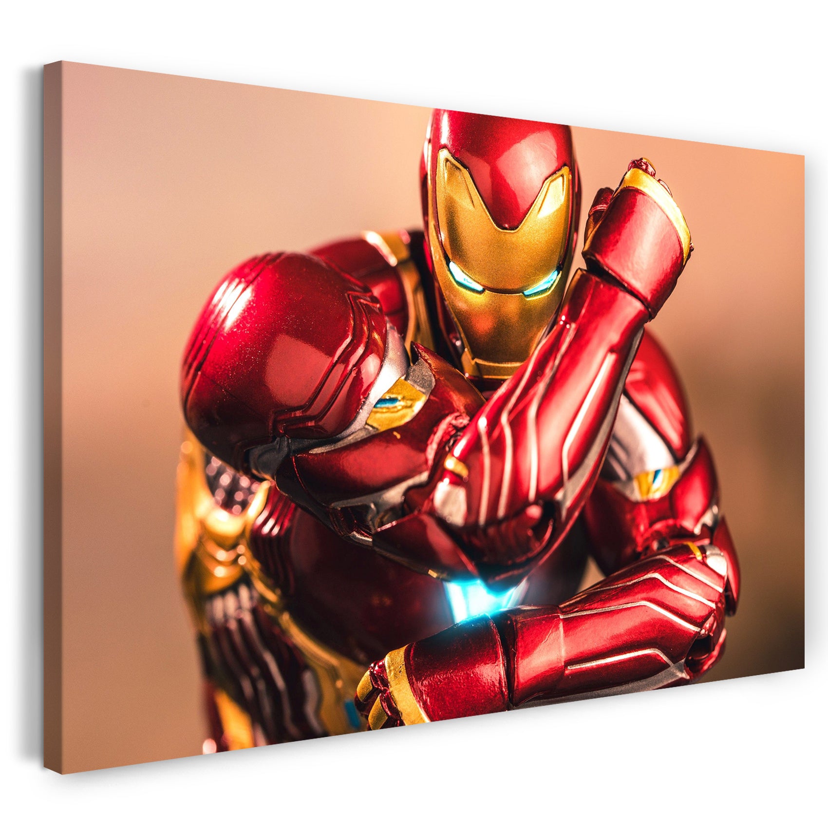 Leinwandbild Iron Man in cooler Pose Arm angewinkelt