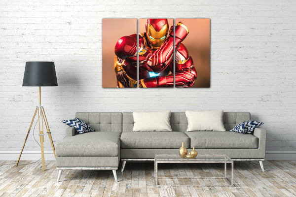 Leinwandbild Iron Man in cooler Pose Arm angewinkelt