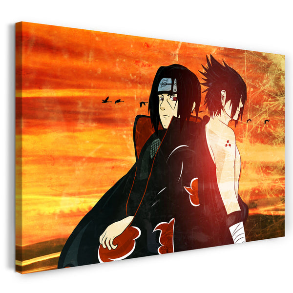 Leinwandbild Naruto Itachi Uchiha Sasuke Uchiha