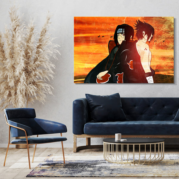 Leinwandbild Naruto Itachi Uchiha Sasuke Uchiha