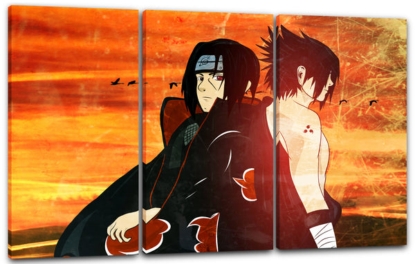 Leinwandbild Naruto Itachi Uchiha Sasuke Uchiha