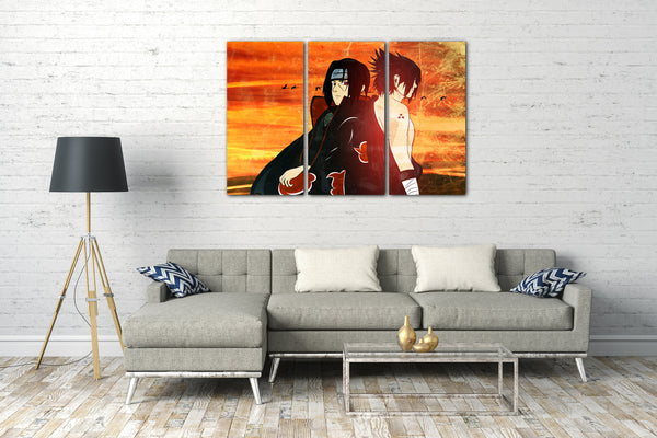 Leinwandbild Naruto Itachi Uchiha Sasuke Uchiha