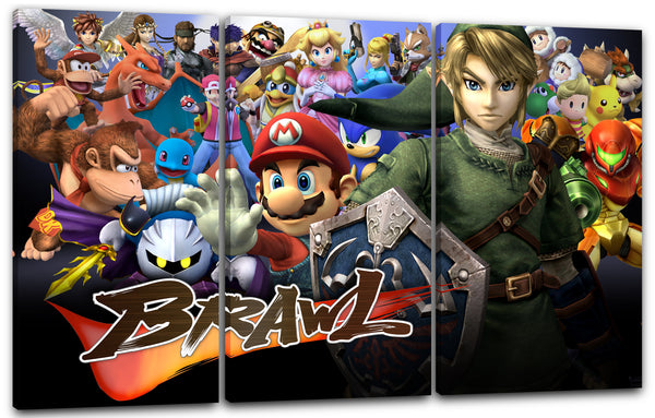 Leinwandbild Super Smash Bros Brawl