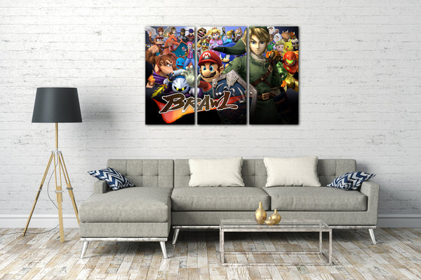 Leinwandbild Super Smash Bros Brawl
