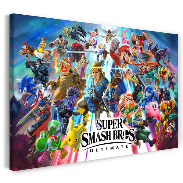 Leinwandbild Super Smash Bros Ultimate