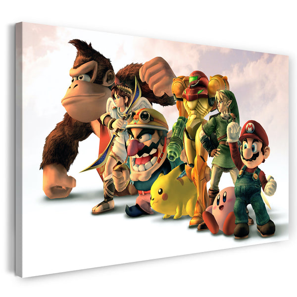 Leinwandbild Super Smash Bros
