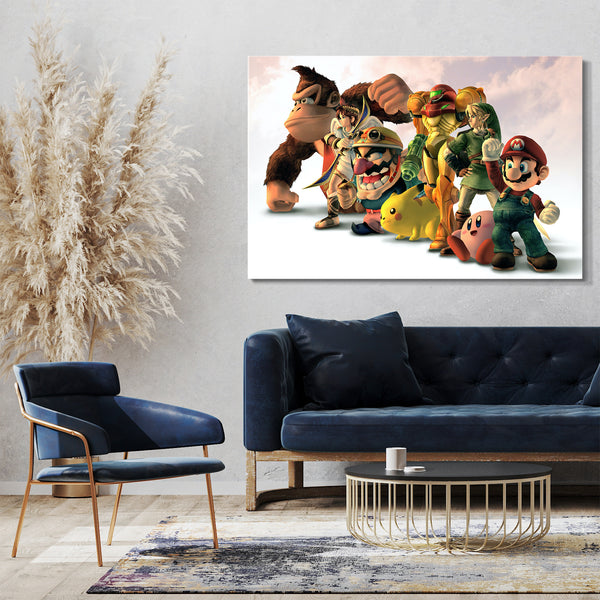 Leinwandbild Super Smash Bros