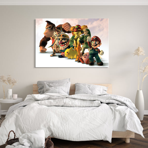 Leinwandbild Super Smash Bros