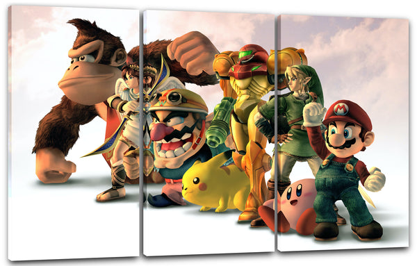 Leinwandbild Super Smash Bros