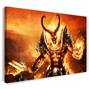 Leinwandbild World of Warcraft Sargeras Feuer-Inferno