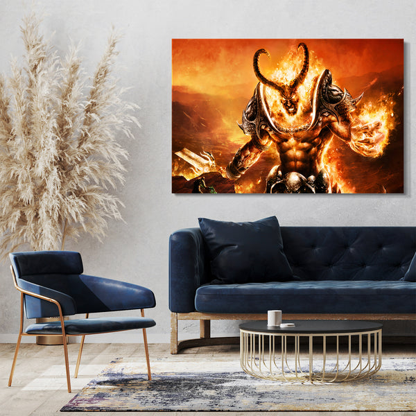 Leinwandbild World of Warcraft Sargeras Feuer-Inferno