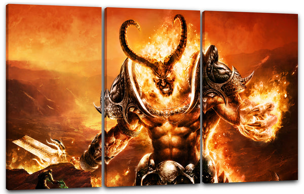 Leinwandbild World of Warcraft Sargeras Feuer-Inferno