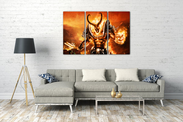Leinwandbild World of Warcraft Sargeras Feuer-Inferno