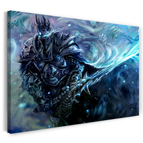 Leinwandbild World of Warcraft mit großem Schwert