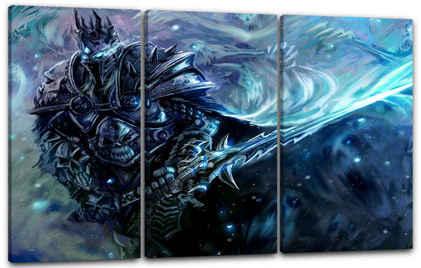 Leinwandbild World of Warcraft mit großem Schwert