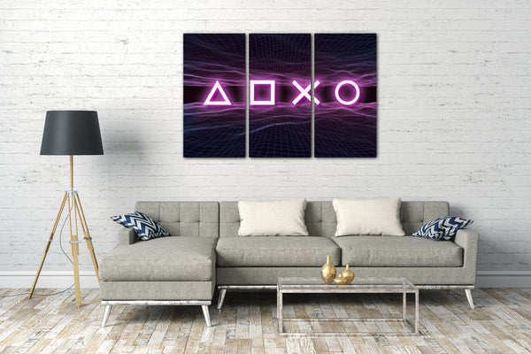 Leinwandbild Gamer und Konsolen-Fans (Parallel Universe II)