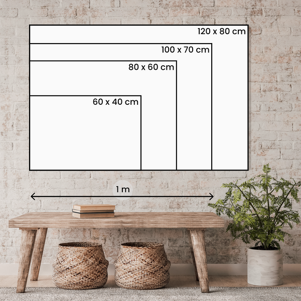 Leinwandbild Essensbilder Komposition aus Zimt, Brot, Tomate, Ruccola